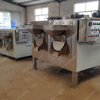 Grande machine de torréfaction rotative à tambour en acier inoxydable pour graines de coriandre, clous de girofle, poivre, piment, cumin et autres épices, à vendre