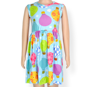 Vestido de Verano para Bebés Niñas, Diseño Personalizado con Estampado Digital, Ropa de Boutique sin Mangas, Cierre a Presión - Product Image 2