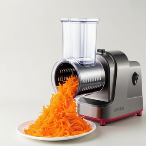 Coupe-légumes <span class=keywords><strong>électrique</strong></span> multifonctionnel TEBAK de qualité supérieure, moteur puissant pour la préparation des fruits et légumes, usage domestique en cuisine - Product Image 1