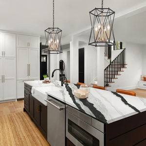 TMZ STONE ODM/OEM Cuarzo sin Silicio 5008-Panda Blanco, Encimera de Cocina Moderna para Hoteles, Grosor Personalizado - Product Image 6