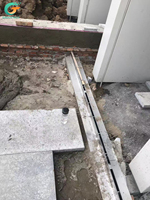 Caniveau de drainage en forme de U conforme à la norme EN1433, en béton polymère, robuste pour le drainage extérieur municipal