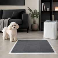 Protège-matelas jetables en charbon de bambou PE pour l'apprentissage de la propreté, avec neutralisation des odeurs, écologiques, imperméables et anti-fuites