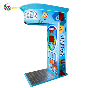 Machine de jeu d'arcade combinée de frappe et de kick à monnayeur avec support de frappe et sac de frappe en acier, pour usage intérieur, version anglaise - Product Image 4