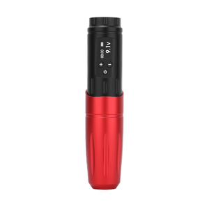 Pluma de Tatuaje Rotativa de Carrera Ajustable, Cuerpo de Acero Inoxidable, Motor Pulido, Batería de Litio - Product Image 1