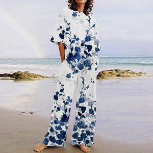 Nuevos conjuntos de ropa de calle para mujer de otoño personalizados, ropa deportiva, pantalones cortos de dos piezas, ropa de verano/ - Product Image 1