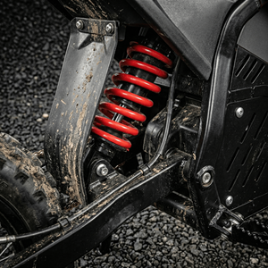 Bicicleta Eléctrica Todoterreno de 3000W con Frenos Hidráulicos, 60V 20Ah, 3 Velocidades, Suspensión Delantera, Amortiguación Trasera, Neumáticos Gruesos de 14'', Bicicleta de Montaña Rápida para Adultos - Product Image 3