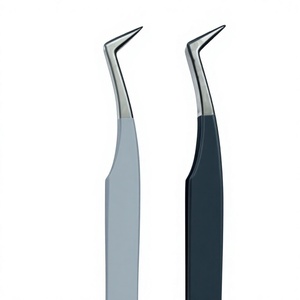 ASAP Beauty Pakistan Mini Pinzas Inclinadas con Punta Puntiaguda para Cejas y Rostro, de Acero Inoxidable Ecológico, Rosa Neón y Verde 1 - Product Image 2