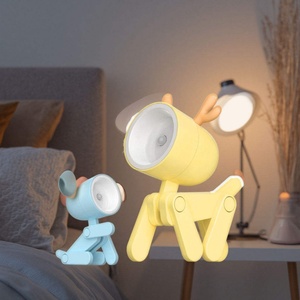 Modern Deer <b>Dog</b> Mini Night <b>Light</b> Cute Foldable ABS Material LED Desk Lamp Children Eye Protection Battery Dormitory Christmas - Product Image 2