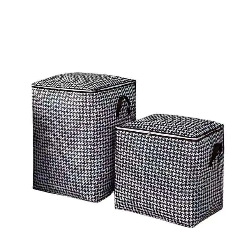 RU pliable couverture tissu sac de rangement vêtements conteneurs de stockage panier pour organiser chambre placard tiroir avec 2 fenêtres