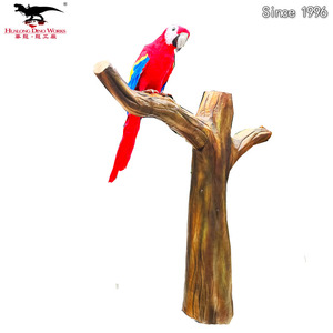 El <span class=keywords><strong>Parque</strong></span> Temático de <span class=keywords><strong>Loros</strong></span> Artificiales Presenta <span class=keywords><strong>Loros</strong></span> de Goma Electrónicos Artificiales Realistas - Product Image 2