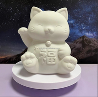 Venta al por mayor: Nuevas figuras de vinilo blancas para pintar, hechas a mano, DIY, con diferentes formas, para Halloween y Pascua