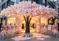 Arbre artificiel en fibre de verre grand format pour la décoration de restaurants, mariages en plein air et fêtes – Arbre de cerisier Sakura en gros