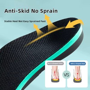 Plantillas Ortopédicas de EVA con Soporte de Arco, Almohadilla Correctora para Pie Plano, Amortiguación Elástica para Piernas, Plantillas Cómodas para Hombres y Mujeres - Product Image 3