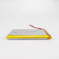Power bank tenaga surya 9060100 3.7v, baterai polimer lithium 8000mah 10000mah dengan Rohs