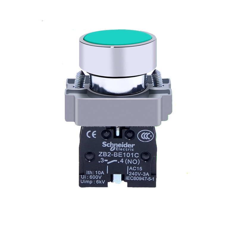 XB2BA35C Vert à réarmement automatique