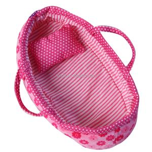 Porte-poupée en vogue, impression personnalisée <span class=keywords><strong>de</strong></span> fleurs, <span class=keywords><strong>lit</strong></span> <span class=keywords><strong>de</strong></span> poupée, pour petites filles, porte-bébé, cadeau, G392 - Product Image 1