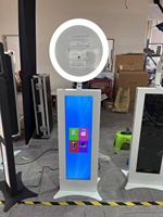 Photomaton iPad avec imprimante, écran LCD, et étui de transport sur mesure