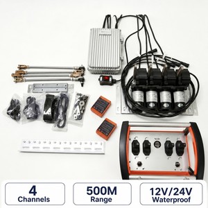 รีโมทคอนโทรลไร้สาย 4 ช่องสัญญาณ 12V 24V 500M กันน้ำ สำหรับรถบรรทุกและเครน - Product Image 2