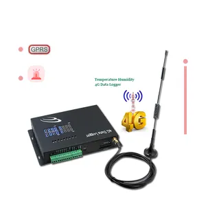 4g sms send remote control wireless temperature and humidity data logger datalogger temperature and humidity