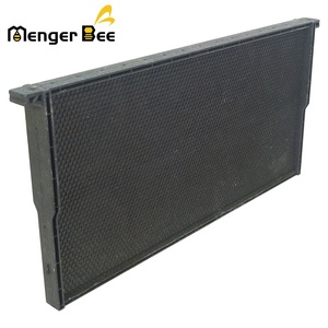 New Menger Bee FR-7 Plastic Beehive Deep <b>Frames</b> <b>Black</b> Reusable Beehive Foundation - Product Image 1