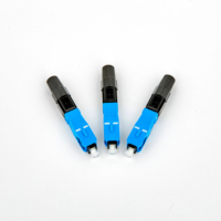 Conector de Montaje Rápido SC UPC para Instalación de Red de Cable de Fibra FTTH, Conector Rápido de Fibra Óptica de Alta Calidad