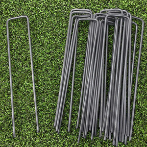 Lot de <span class=keywords><strong>1000</strong></span> agrafes de paysage et piquets de tente en acier moderne 11GA 6\"X1\"X6\" - Agrafes de barrière anti-mauvaises herbes de jardin et piquets de jardin (utilisation pendant 10 ans) - Product Image 6