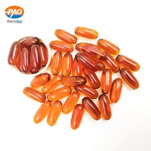 Capsules de gel mou d'huile de lécithine de soja liquide de qualité alimentaire + huile naturelle de vitamine E