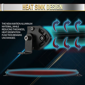 Auxtings-barre lumineuse Led haute puissance, super mince, double rangée, barre d'éclairage pour camion, ATV, UTV, SUV, à faisceau combo - Product Image 6