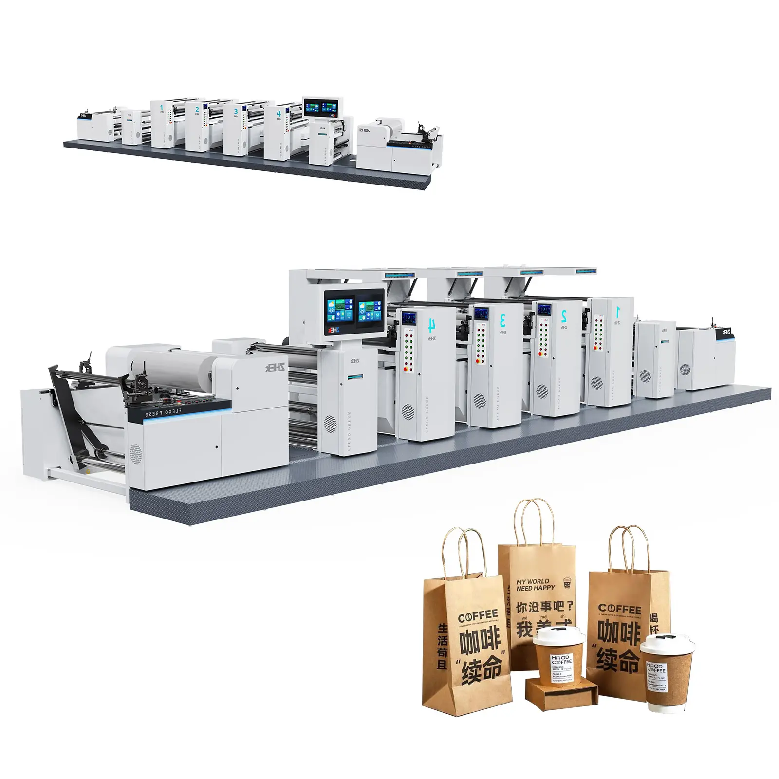 Автоматическая высокоскоростная простая в эксплуатации онлайн-Обнаружение печатной флексографской печатной машины