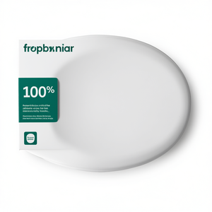 Asiento de Inodoro D051 con Doble Bisagra, Forma 1, Blanco, Cierre Suave, 48 cm de Longitud - Product Image 3