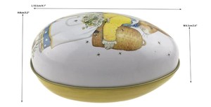 Boîte métallique vide en forme d'œuf de pâques, <span class=keywords><strong>2022</strong></span> unités, boîte métallique de qualité alimentaire, pour emballage du <span class=keywords><strong>chocolat</strong></span> - Product Image 3