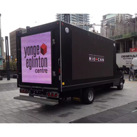Camion publicitaire mobile LED PuShunLed pour l'extérieur, écran d'affichage LED haute visibilité, camion-citerne à écran LED