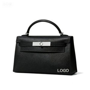 Luxury Designer 100% <strong>Handmade</strong> Togo Leather Handbags for Women Genuine Leather Handbag With Custom Logo - Product Image 1
