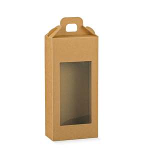 Grande valigetta Havana con finestra 13 cm x 7 cm x 28 cm - Product Image 1