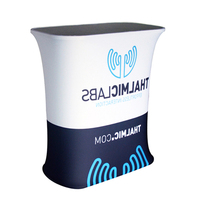 Compteur de Rectangle d'affichage de salon commercial de Table de Promotion en aluminium écologique pliable portatif avec le tissu de Tension pour des expositions