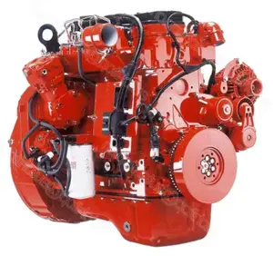 Silinder 5.9L 4 Stroke mesin Diesel untuk Cummins ISBE185 30 4ISDe 4.5L 185hp untuk Excavator Loader Bulldozer Grader traktor