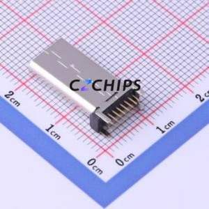 MC-118LD-H175 USB Connector Through hole Component (THT) Connector Type-C USB 3.1 Female Through Hole - Product Image 2