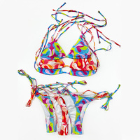 Fabricant OEM néerlandais, impression personnalisée, design imprimé, bikinis micro sexy pour filles, maillots de bain pour femmes, vêtements de plage