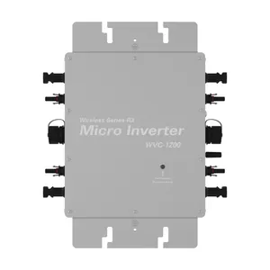 Energia solare 1200 W solar Grid Tie Micro Inverter WVC-1200 con sistema di monitoraggio della comunicazione Wireless e Wifi 433MHz