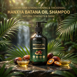 Shampoo nourrissant biologique Hanxya 300 ml en flacon pompe pour adultes - Croissance des cheveux et prévention de la perte de cheveux, soin des cheveux secs, tous types de cheveux - Product Image 6