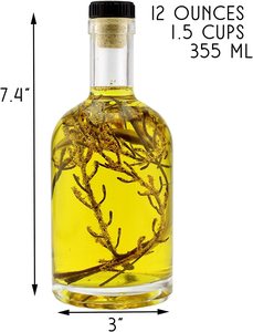 700ml 750ml Nordic Empty Rum Whisky Vodka Spirit <span class=keywords><strong>Bouteille</strong></span> de liqueur en verre avec bouchon pour liqueur Whisky 200ml 375ml <span class=keywords><strong>1L</strong></span> - Product Image 3