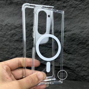 Étui à rabat magnétique transparent antichoc en acrylique 2-en-1 pour Samsung Z Fold 7/6 - Product Image 2
