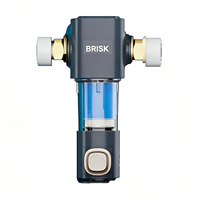 Filtre Brisk 40 microns -30 ℃   Préfiltre à eau pour conduite principale, résistant au gel, sans BPA, conception industrielle anti-colmatage
