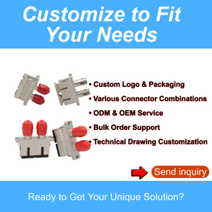 Zifonic <span class=keywords><strong>SC</strong></span>-ST Duplex <span class=keywords><strong>Multimode</strong></span> 2-Port sợi quang <span class=keywords><strong>Adapter</strong></span> Coupler 850/1310/1550nm Dải tần số cho FTTx tốc độ cao dữ liệu - Product Image 5