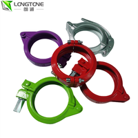 Le plus nouveau boulon en acier allié pompe à béton collier de serrage raccord Snap pour Putzmeister pour Sany Schwing joint de tuyau de pompe de haute qualité