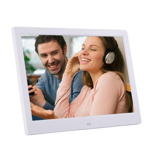Marco de Fotos Digital de 12 Pulgadas con Pantalla LCD HD, Reproducción Automática de Fotos y Videos a través de USB y Tarjeta SD, Música de Fondo, Compatible con Video HD - Product Image 1