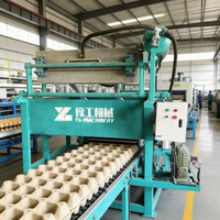 Machine de fabrication de plateaux à œufs de haute capacité avec moteur, équipement de moulage de pâte à papier pour la production de recyclage de déchets de papier