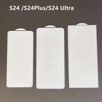 Verre trempé 9H Full Glue HD Fingerprint déverrouillé pour Samsung Galaxy S24 Ultra Protecteur d'écran S24 Plus S24 S23 Protecteur S22
