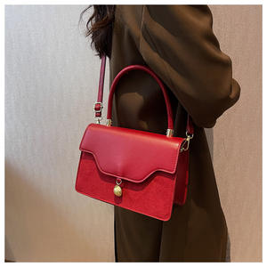 Borse da <span class=keywords><strong>donna</strong></span> all'ingrosso borse a tracolla di alta qualità pu grandi borse a tracolla rosse per le signore - Product Image 4