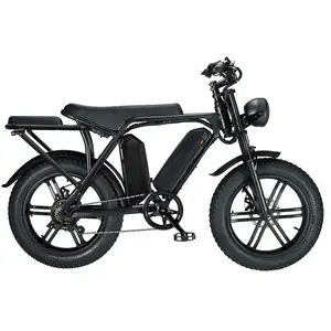 Ab İngiltere abd depo 1000W elektrikli yağ lastik hibrid e-bisiklet elektrikli şehir bisikleti bisiklet dağ ebike yol bisikleti moped pedallar ile